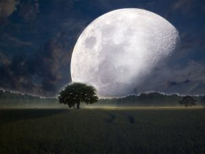 large image of the moon