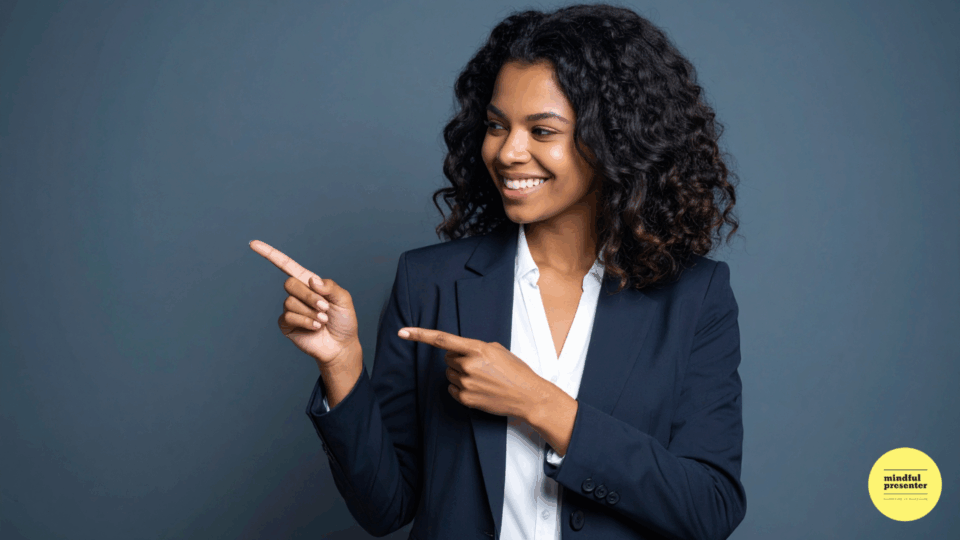 woman looking really confident and smiling