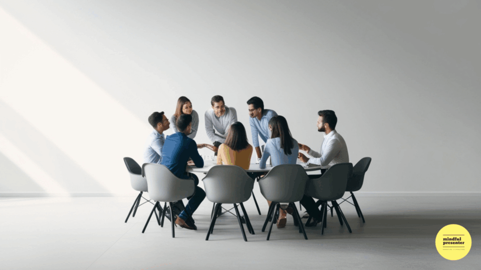 people meeting around a table