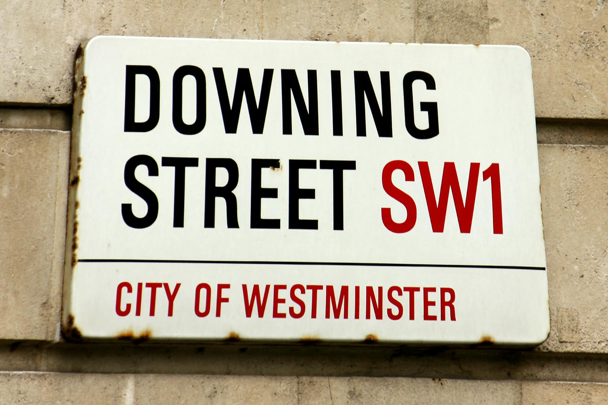 Street Sign for Downing Street