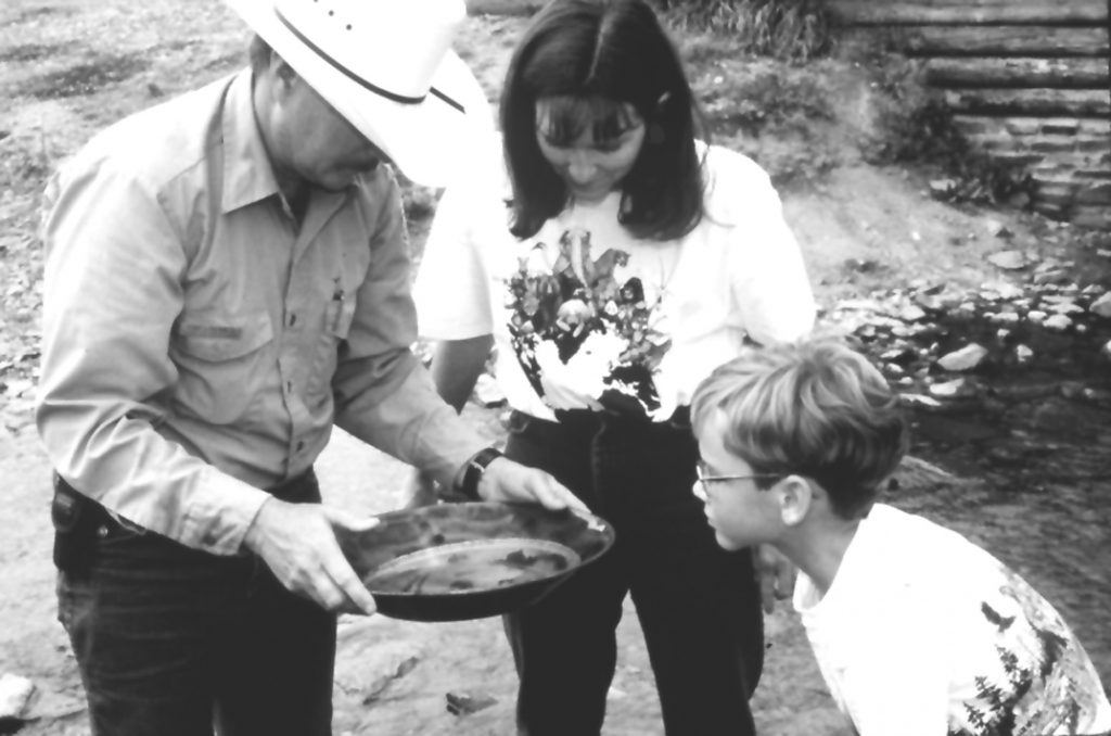 Family panning for gold