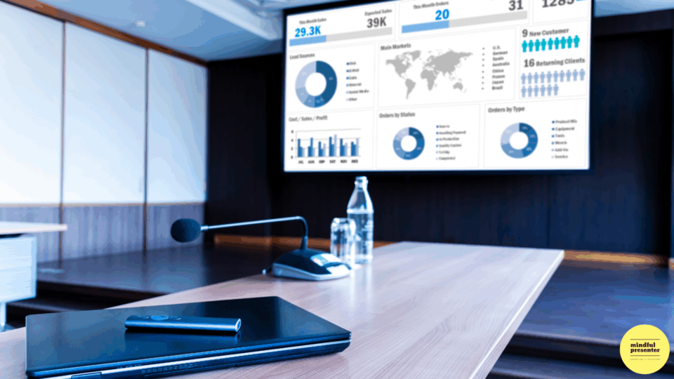 Busy PowerPoint slide