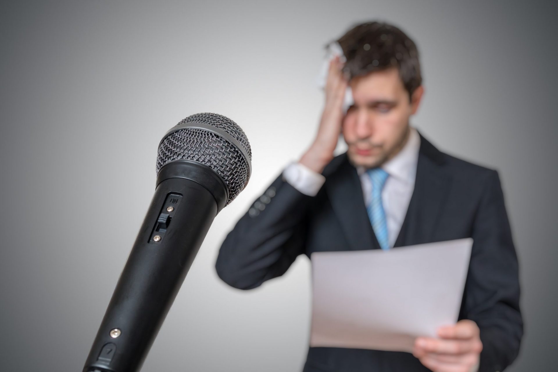 what to do when you are nervous before a speech