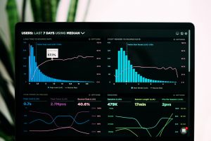 Dashboard on laptop