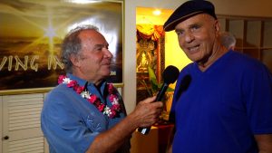 Wayne Dyer being interviewed