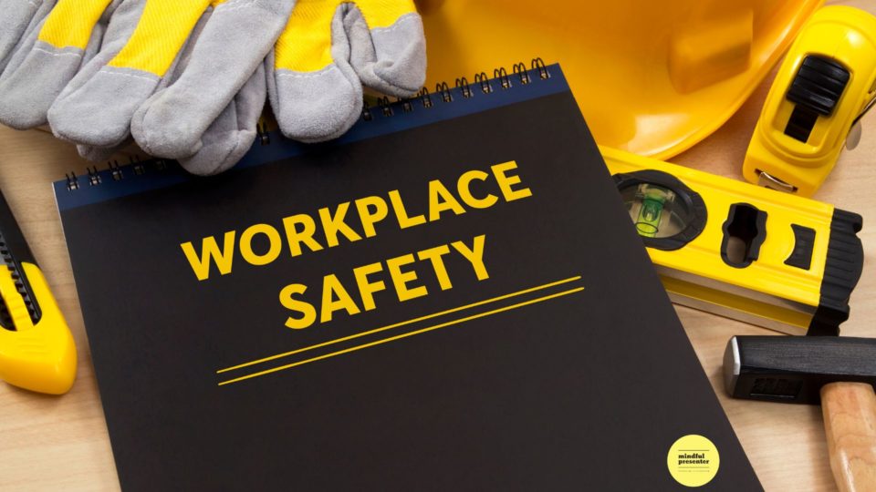 Manual with words workplace saftey