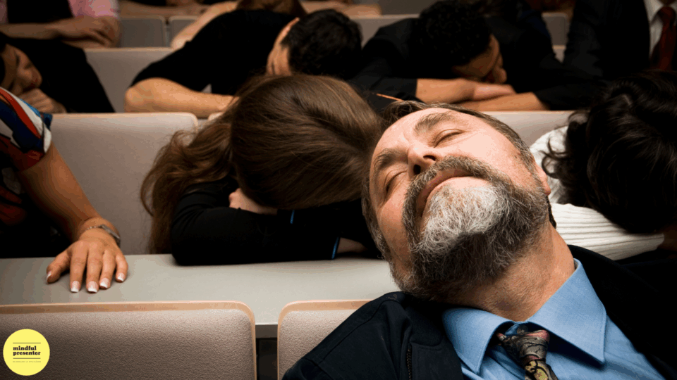 Audience falling asleep